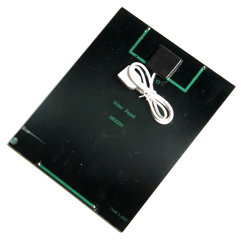 5.2W 6V Solar Panel With USB Output For Charging Mobile Phones/Power Banks/USB Fans/USB Lights Green Power Free Shipping